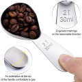 Short Handle 30ml Measuring Spoon Stainless Steel Coffee Scoop For Coffee Tea Sugar